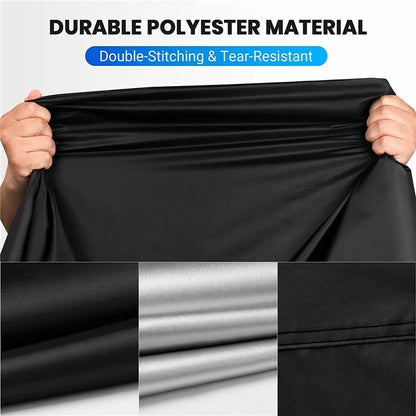 XXXXL: 295x110x140cm Motorcycle 210D Oxford Cloth Cover Sun-Proof Rain-Proof Motorbike Cover Protector