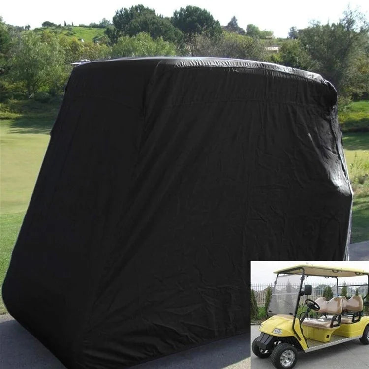 275x122x168cm 210D Oxford Fabric 2 / 4-Seater Golf Cart Cover for EZ GO, Club Car, and Yamaha Golf Carts