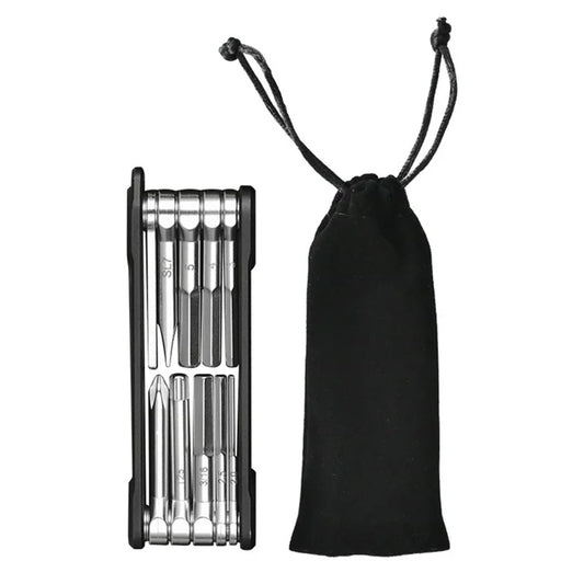 YELANGU LW-A02 10-in-1 Aluminum Alloy + Steel Multi-Function Wrenches Portable Repairing Tool