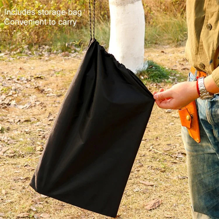 Camping Stove Foldable Windshield Tri-fold Plate Burner Wind Screen for Hiking