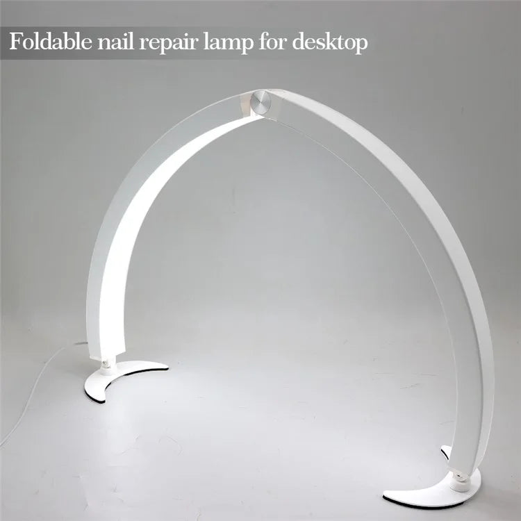 HD-M10X Half-Moon Foldable Nail Desk Lamp 40W 3200-6500K Adjustable LED Light