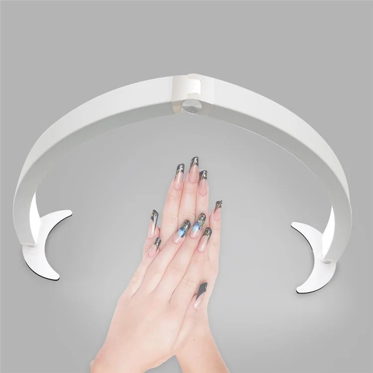 HD-M10X Half-Moon Foldable Nail Desk Lamp 40W 3200-6500K Adjustable LED Light