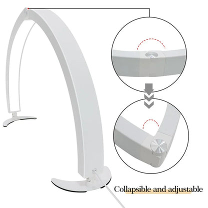 HD-M10X Half-Moon Foldable Nail Desk Lamp 40W 3200-6500K Adjustable LED Light