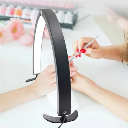 HD-M10X Half-Moon Foldable Nail Desk Lamp 40W 3200-6500K Adjustable LED Light