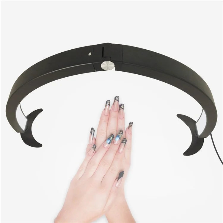 HD-M10X Half-Moon Foldable Nail Desk Lamp 40W 3200-6500K Adjustable LED Light