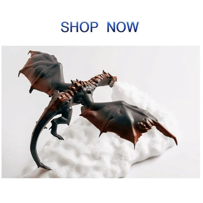 BDL2001-2002 Creative 3D Printing Lamp Dragon Design Night Light Home Decor