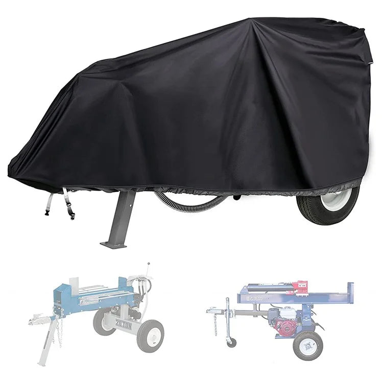 Outdoor Oxford Cloth Wood Splitter Cover Electric Log Splitter Dust Cover, 145x69x79cm