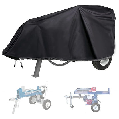 Outdoor Oxford Cloth Wood Splitter Cover Electric Log Splitter Dust Cover, 145x69x79cm