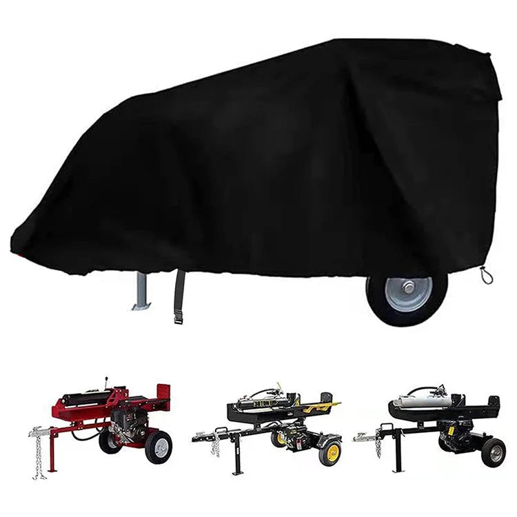 Outdoor Oxford Cloth Wood Splitter Cover Electric Log Splitter Dust Cover, 145x69x79cm