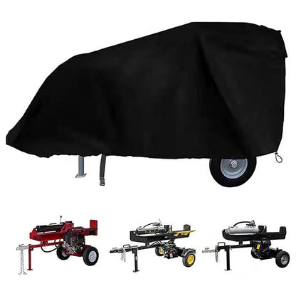 Outdoor Oxford Cloth Wood Splitter Cover Electric Log Splitter Dust Cover, 145x69x79cm
