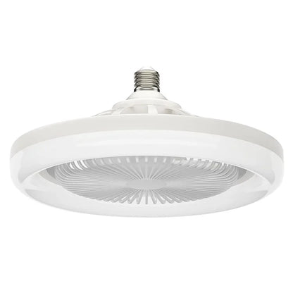 LED Fan Light E27 Bulb Holder Rotatable Mini Ceiling Fan Light with Remote Control