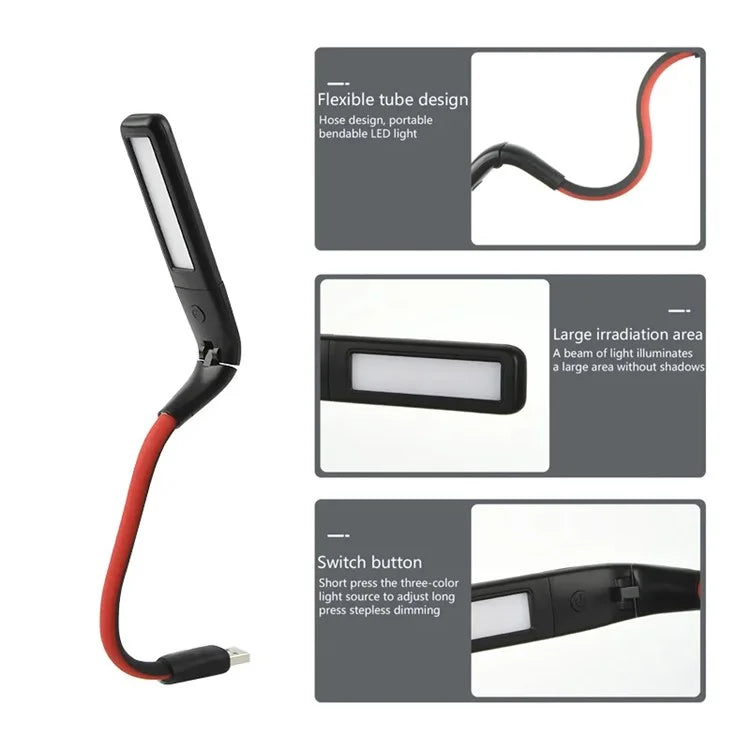 Gesture Sensing USB Reading Light Dormitory Foldable LED Desktop Lamp