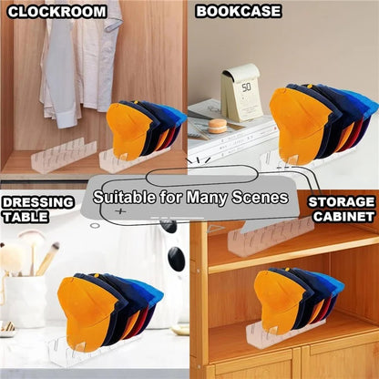 Hat Storage Stand for 7 Baseball Caps Display Rack Bedroom Closet Organizer