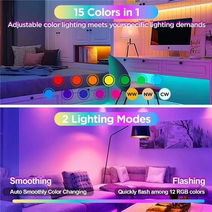 2Pcs E27 Rechargeable Light Bulb RGB Light Timing Table Lamp with Remote Control