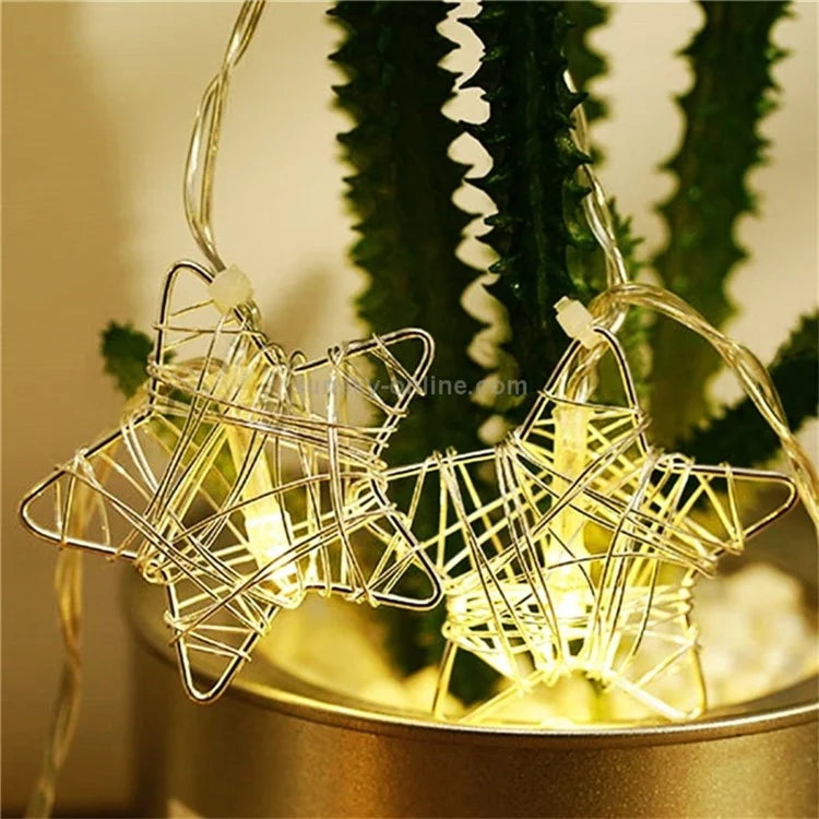 3m 20-LED Star String Lights Christmas Home Decoration Ornament LED Lamp Wedding Decor