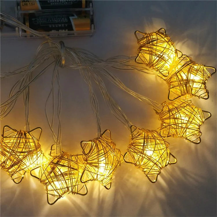 3m 20-LED Star String Lights Christmas Home Decoration Ornament LED Lamp Wedding Decor