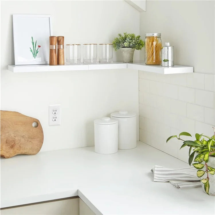3PCS Wooden Hanging Racks Wall Mount Organizer Kitchen Bathroom Storage Holders