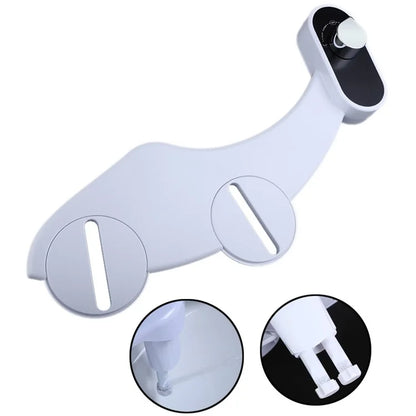 DCB-19001 Non-Electric Toilet Bidet Self-Cleaning Dual Nozzle Bidet Attachment for Toilet Seat Adjustable Water Pressure
