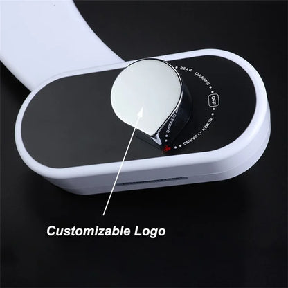 DCB-19001 Non-Electric Toilet Bidet Self-Cleaning Dual Nozzle Bidet Attachment for Toilet Seat Adjustable Water Pressure