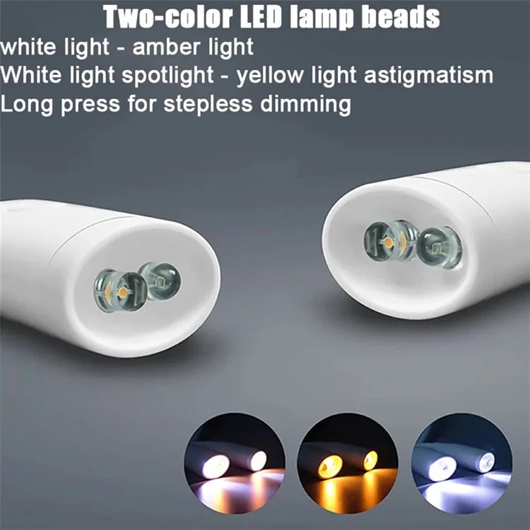 ST-8025 Soft Neckband Neck Hanging LED Reading Light Rechargeable Stepless Dimming Lamp