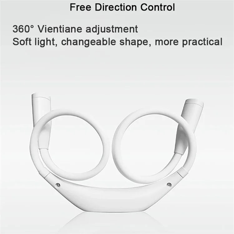 ST-8025 Soft Neckband Neck Hanging LED Reading Light Rechargeable Stepless Dimming Lamp