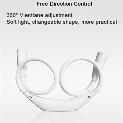 ST-8025 Soft Neckband Neck Hanging LED Reading Light Rechargeable Stepless Dimming Lamp