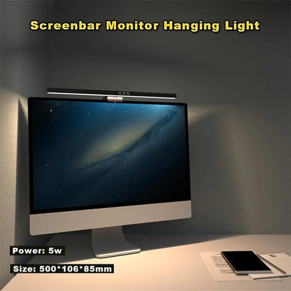 TB-3001 50cm Hanging Light Bar Timer Function Touch Control LED Lamp for Computer Monitor Screen