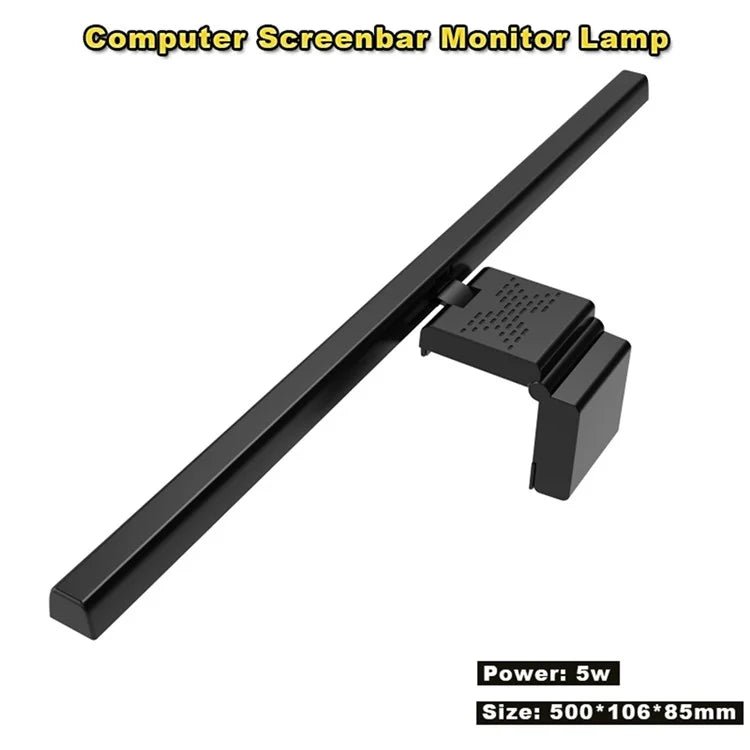 TB-3001 50cm Hanging Light Bar Timer Function Touch Control LED Lamp for Computer Monitor Screen