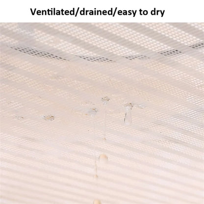 40x60CM Drying Rack 3 Layers Hanging Mesh Polyester + Steel Wire Net for Seafoods, Fruits, Clothes