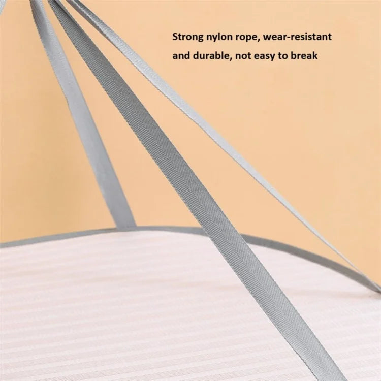 40x60CM Drying Rack 3 Layers Hanging Mesh Polyester + Steel Wire Net for Seafoods, Fruits, Clothes