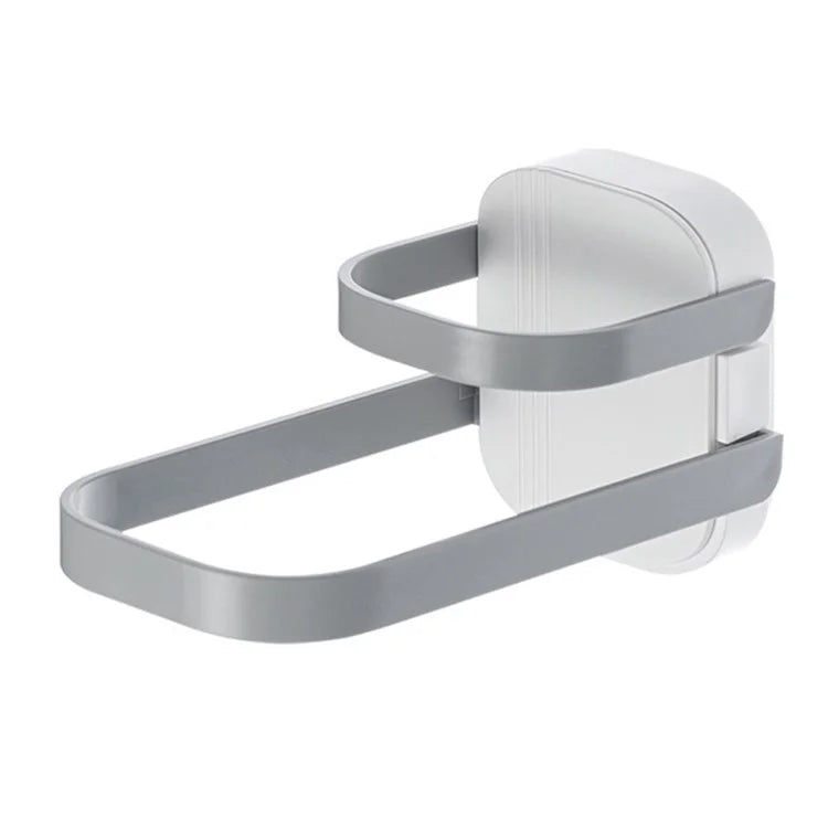 Dual Layer Foldable Storage Shelf for Clothes Hanger Wall-Mounted Clothes Hanger Holder Organizer