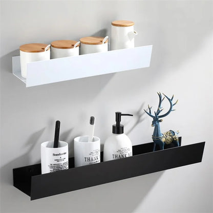 5304 70cm Bathroom Storage Shelf Toilet Wall Mounted Aluminum Storage Rack