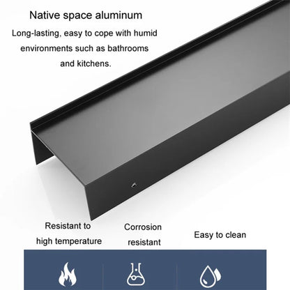 5304 40cm Bathroom Kitchen Home Wall Mounted Aluminum Storage Rack