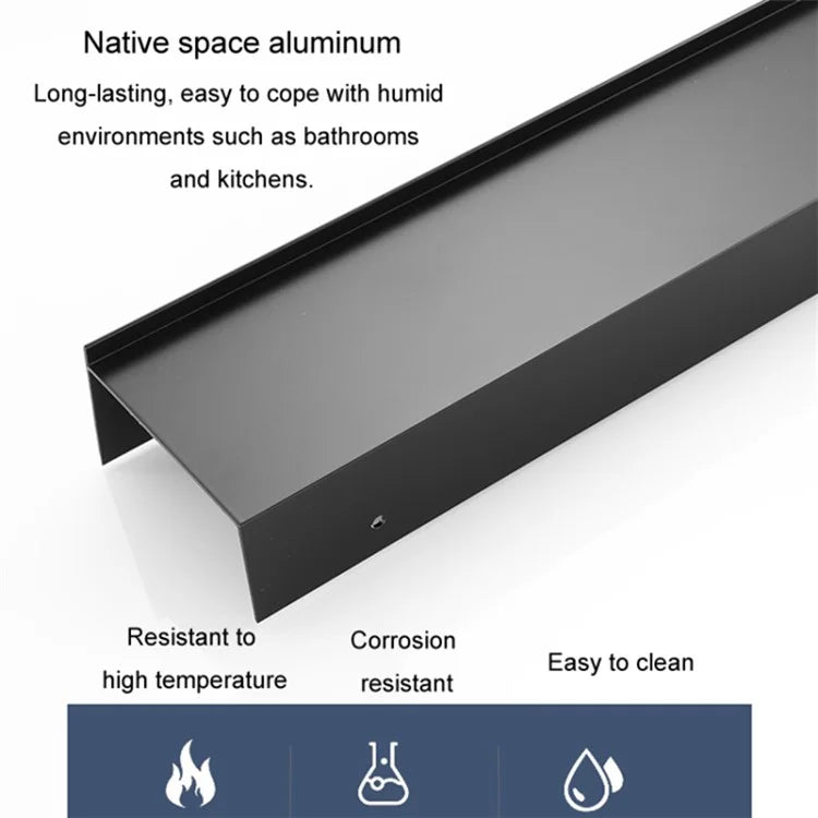 5304 50cm Moisture-proof Home Wall Mounted Aluminum Storage Rack