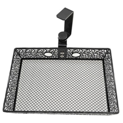 No Drill Hanging Desk Storage Organizer Hidden Under Desktop Basket (Rotation Style)