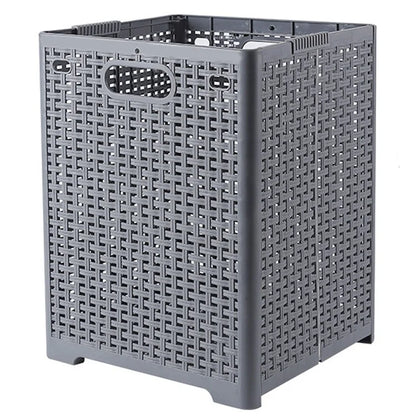 Size L Foldable PP Laundry Basket Clothes Hamper Storage Holder for Home Bathroom