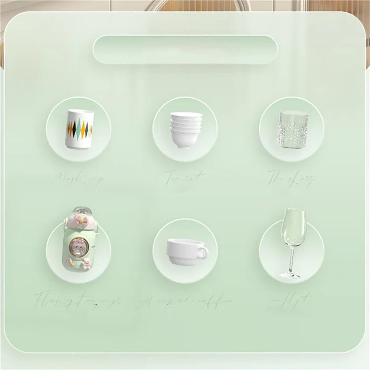 ZY-HE079 3-Layer Water Bottle Storage Cabinet PP+HIPS+ABS Organizer Kitchen Drawer
