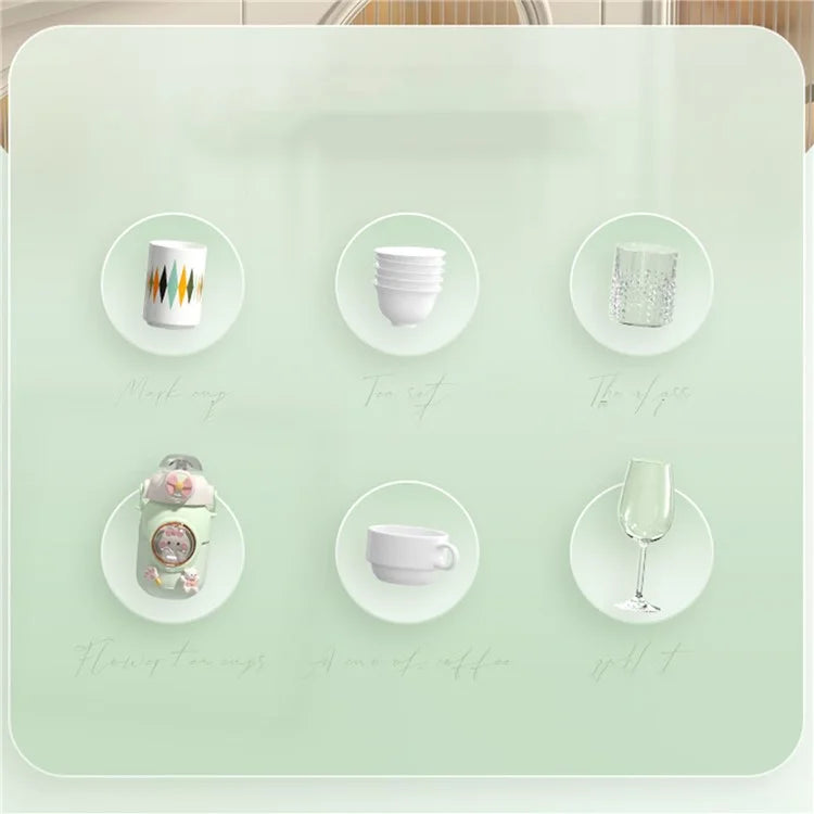 ZY-HE079 2-Layer PP+HIPS+ABS Organizer Kitchen Cabinet Baby Bottle Storage Box