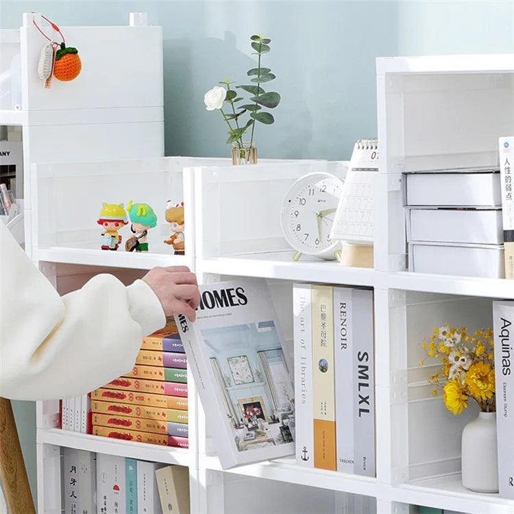 ZY-HE032 1Pc Desktop Organizer Stationery Makeup Art Crafts PP Storage Box