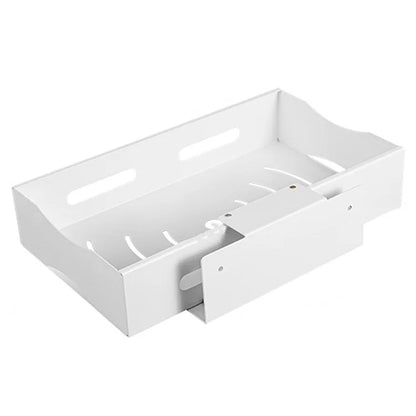 Carbon Steel Kitchen Organizer Wall-mounted Sliding Storage Box, Size L