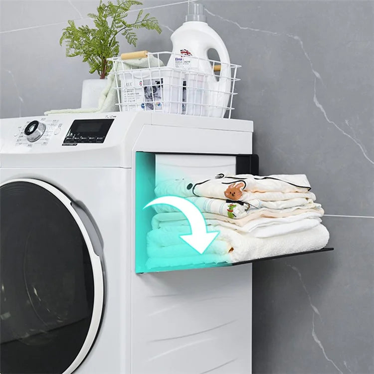 Space Saving Magnetic Folding Dirty Clothes Holder Carbon Steel Storage Rack