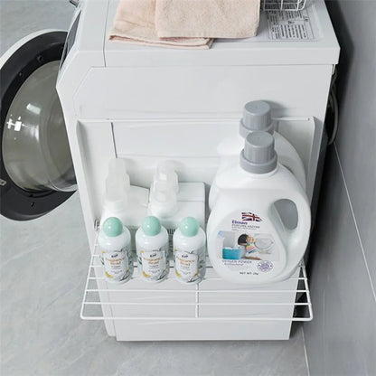 Space Saving Magnetic Folding Dirty Clothes Holder Carbon Steel Storage Rack