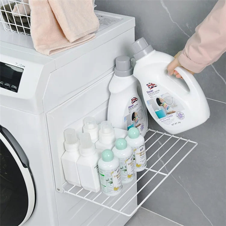 Space Saving Magnetic Folding Dirty Clothes Holder Carbon Steel Storage Rack
