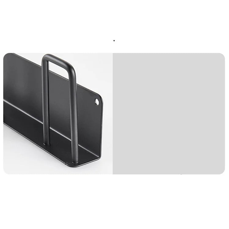 4-Hook Carbon Steel Organizer Rack Drill Free Wall Mounted Cup Holder
