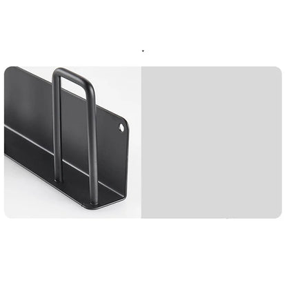 4-Hook Carbon Steel Organizer Rack Drill Free Wall Mounted Cup Holder