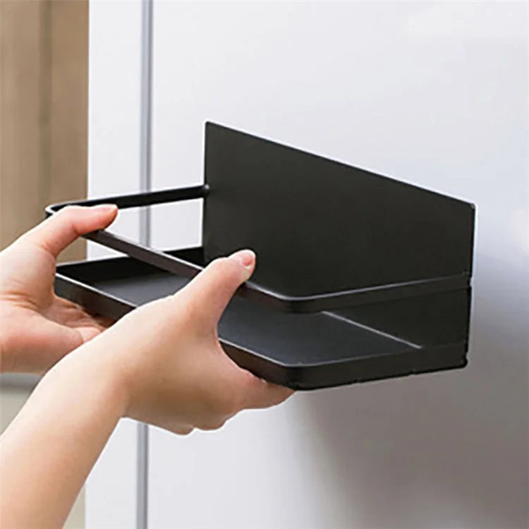 Carbon Steel Magnetic Storage Shelf Kitchen Refrigerator Storage Rack