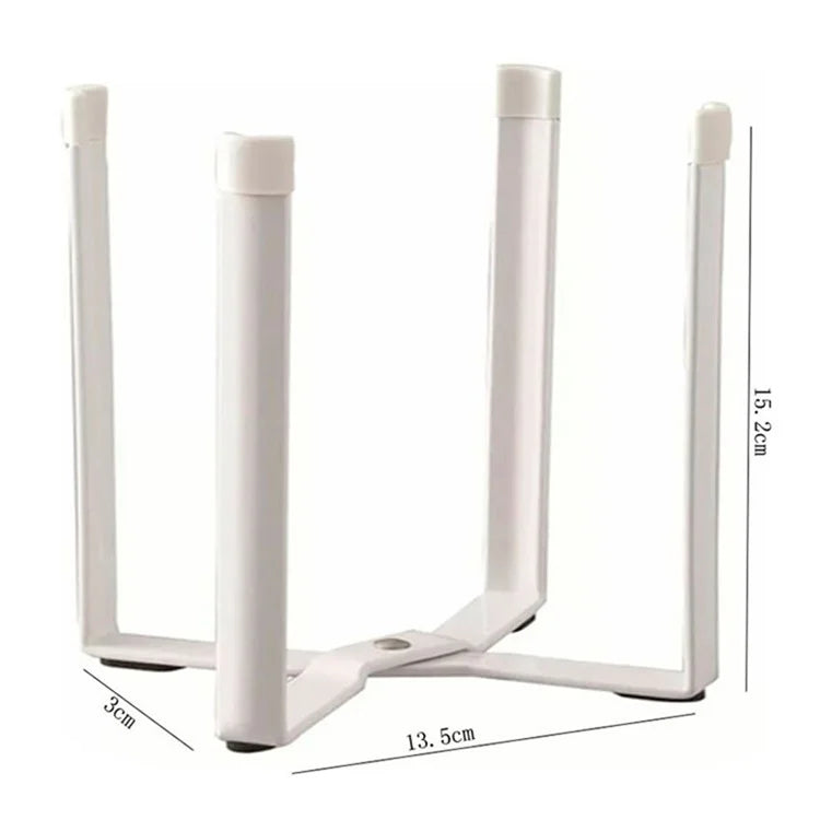 Nordic Kitchen 4-Arm Garbage Bag Holder Bedroom Foldable Iron Rack, Size S