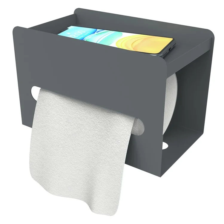 Multifunction Punch-free Magnetic Home Tissue Box Carbon Steel Tissue Storage Box
