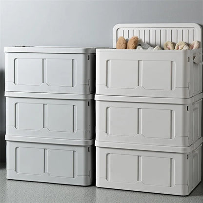Sundries Organizer Container Multifunction Foldable Plastic Storage Box, 49x34x23.5cm
