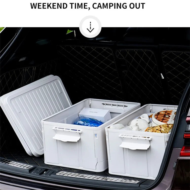 Sundries Organizer Container Multifunction Foldable Plastic Storage Box, 49x34x23.5cm